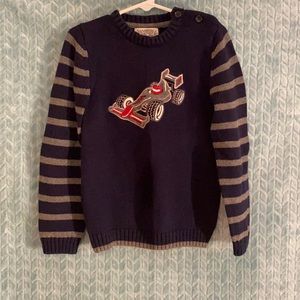 Race car sweater
